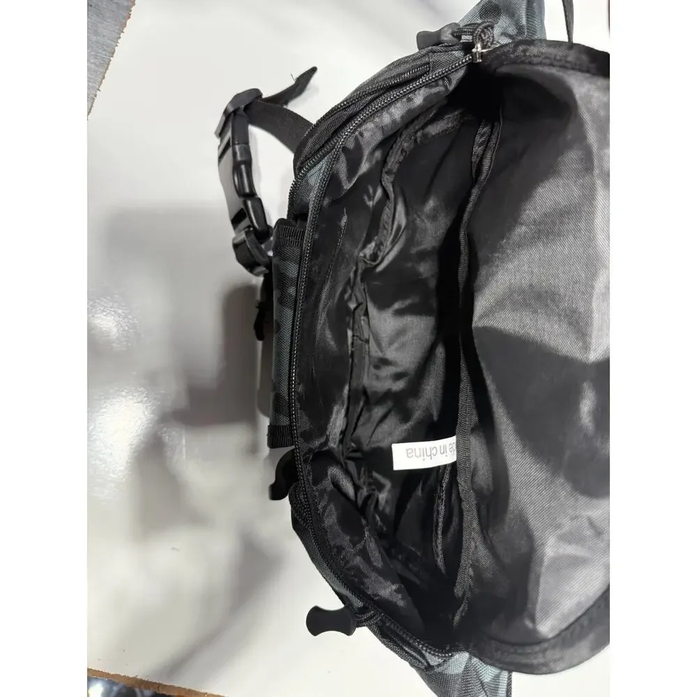 KUAI Tactical‎ Sling Bag - Black Camo Chest Pack, Multi-Compartment